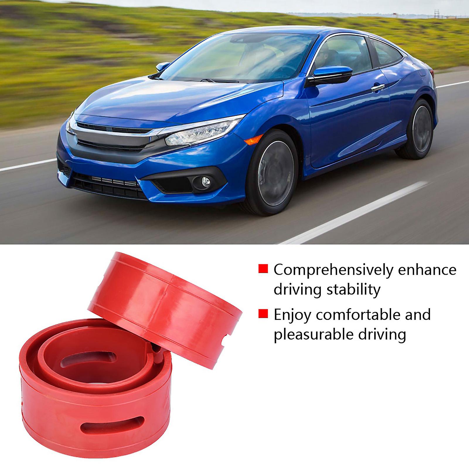 2pc Red Car Shock Absorber Buffer Spring Bumper Cushion Type B