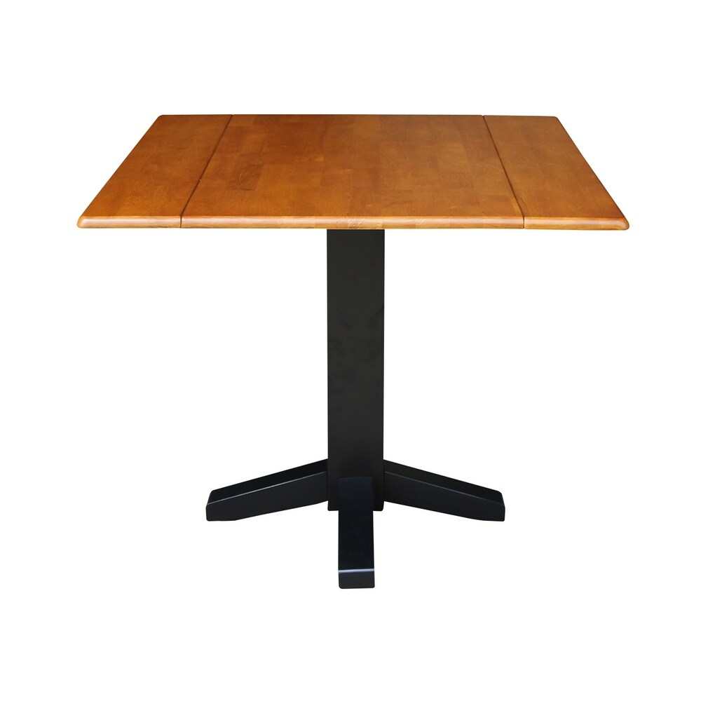 Square Dual Drop Leaf Dining Table