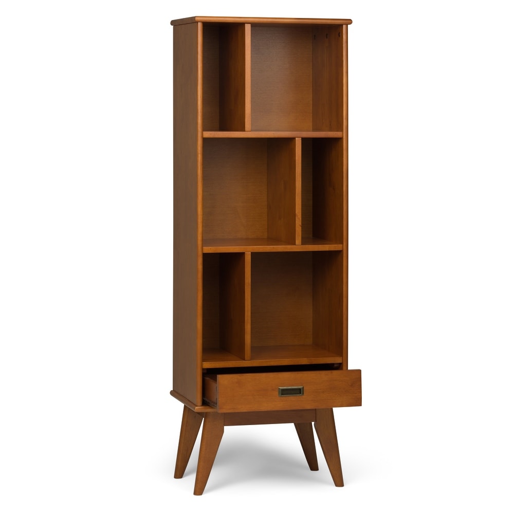 WYNDENHALL Tierney SOLID HARDWOOD 64 inch x 22 inch Mid Century Modern Bookcase and Storage Unit   22\