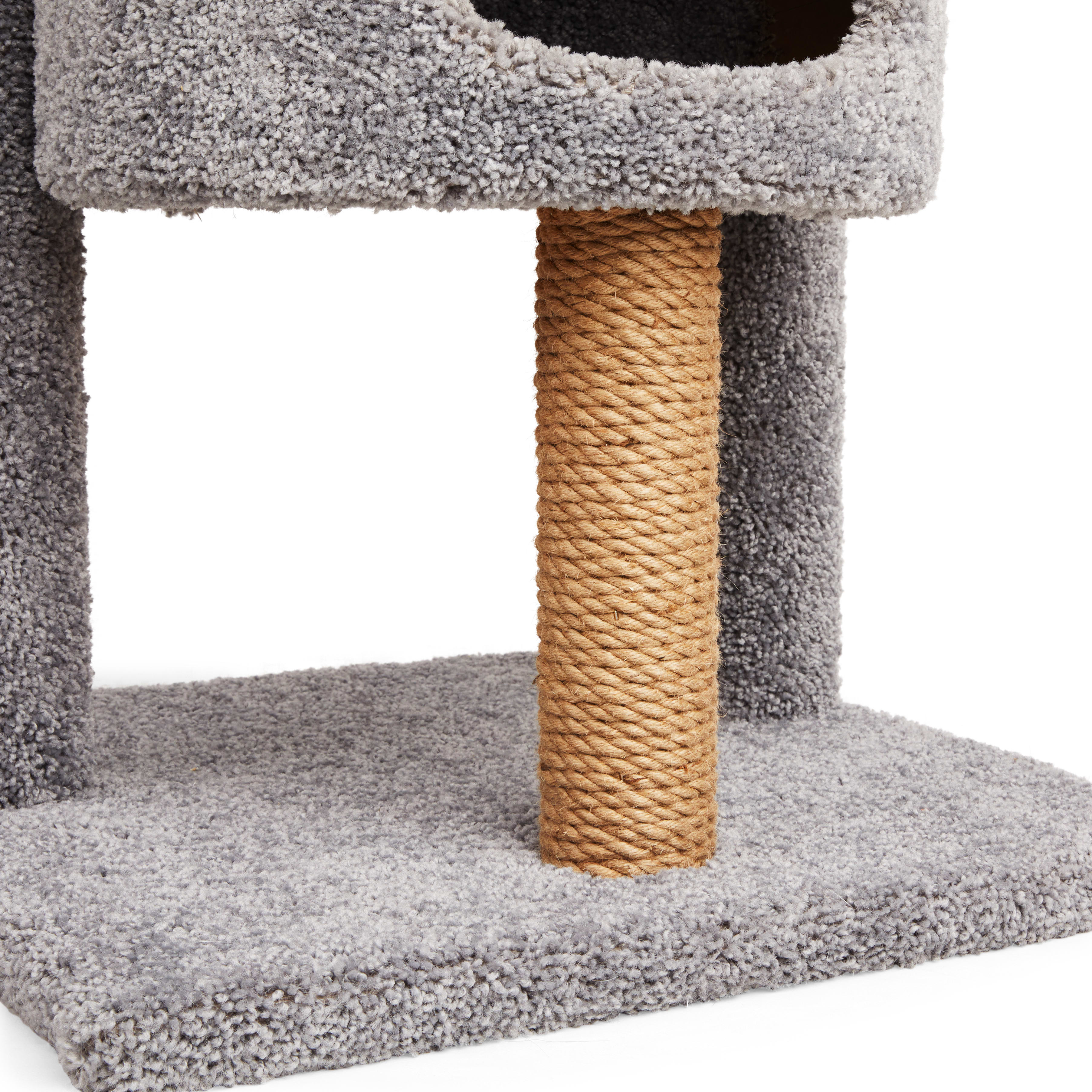 EveryYay Lookout Loft Cat Tree with Carpet Diner and Condo， 20