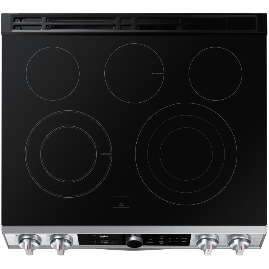  30-inch Slide-in Electric Range with Wi-Fi Connectivity NE63T8751SS/AC