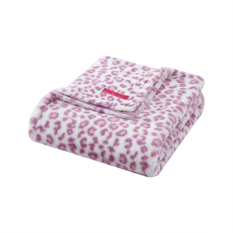 Betsey Johnson Leopard Throw Blanket