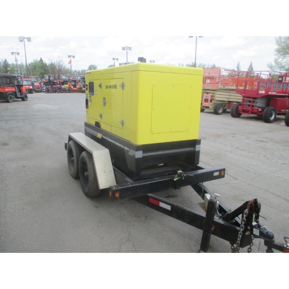 HiPower HRYW-50T6 Towable Generator 50KVA Diesel Powered 2011 Used ;