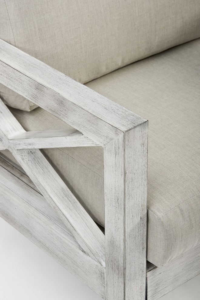 Dashiell Patio End Table   Farmhouse   Outdoor Side Tables   by South Sea Outdoor Living  Houzz