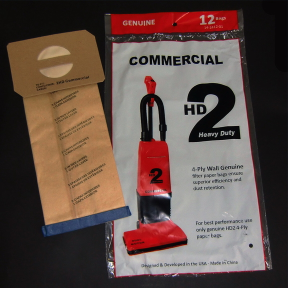 Dust Care DC138FP  Paper Bag  Commercial 2 Motor U...