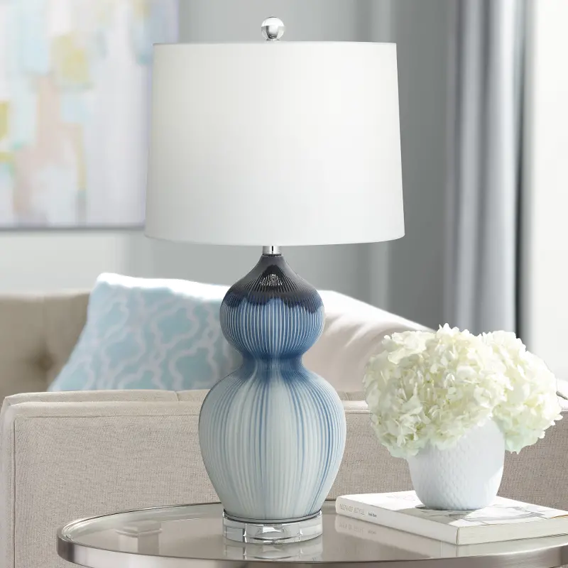 Nadia Blue Ombre Table Lamp