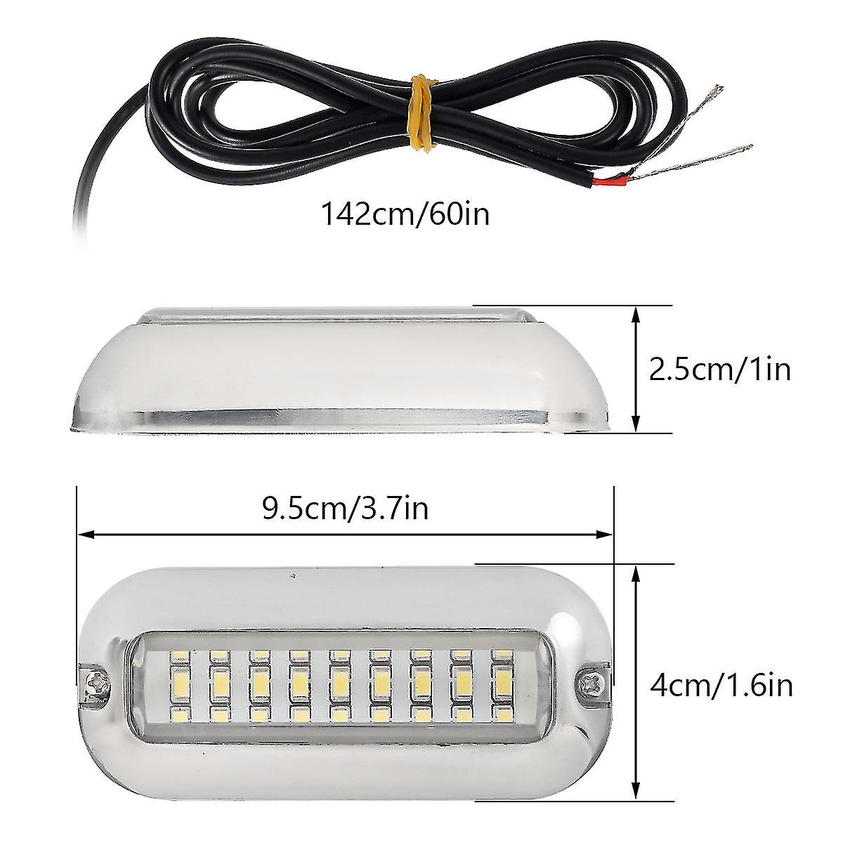 27led Marine Boat Lights 74lm 12v 50w Led Interior Lights Ip68 Waterproof 3.7