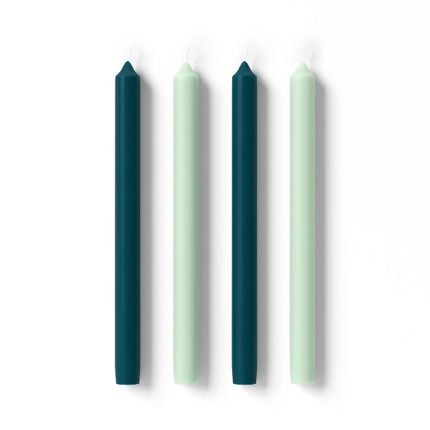 Rifle Paper Co X Target Taper Set Of 4 Candles With Set Of 2 Candlestick Holders