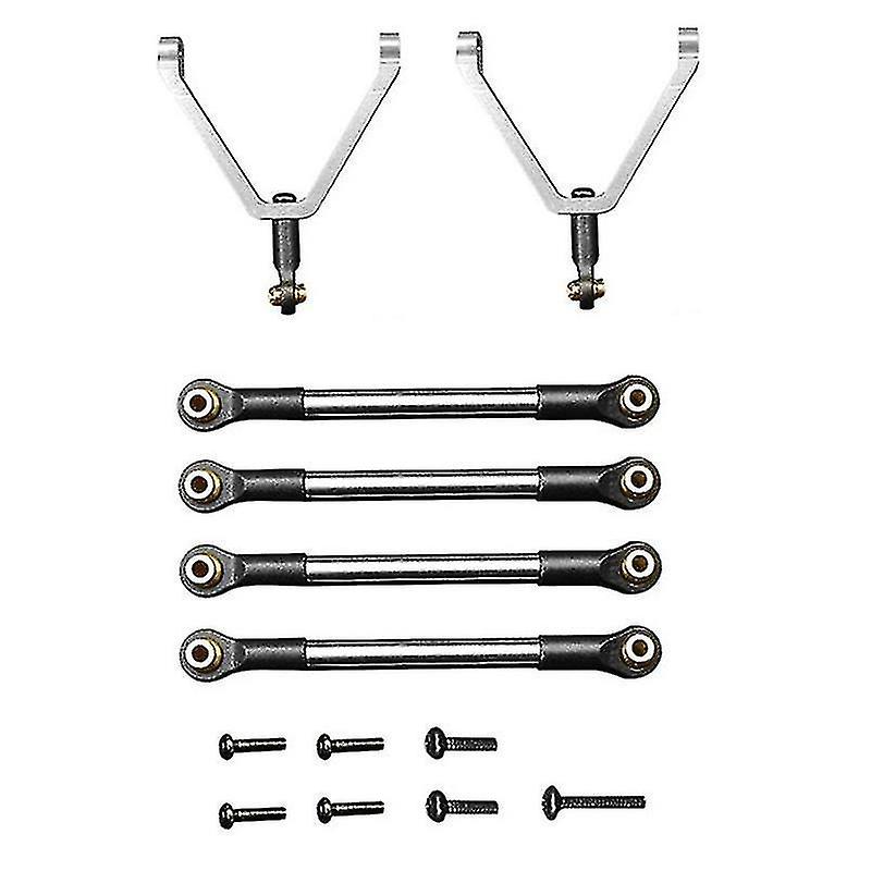 For Fms Fcx24 Metal Chassis Links Pull Rod Tie Rod 1/24 Rc Crawler Car Upgrades Parts Accessories