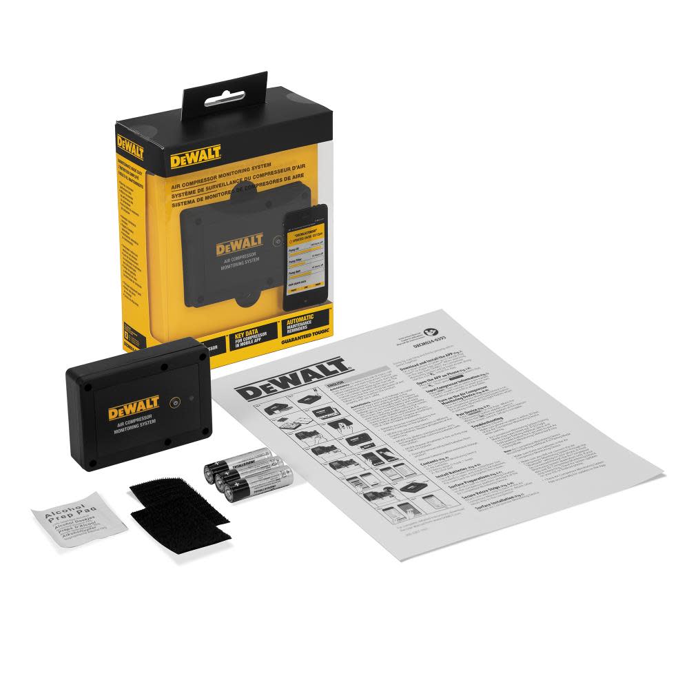 DEWALT Air Compressor Monitoring System