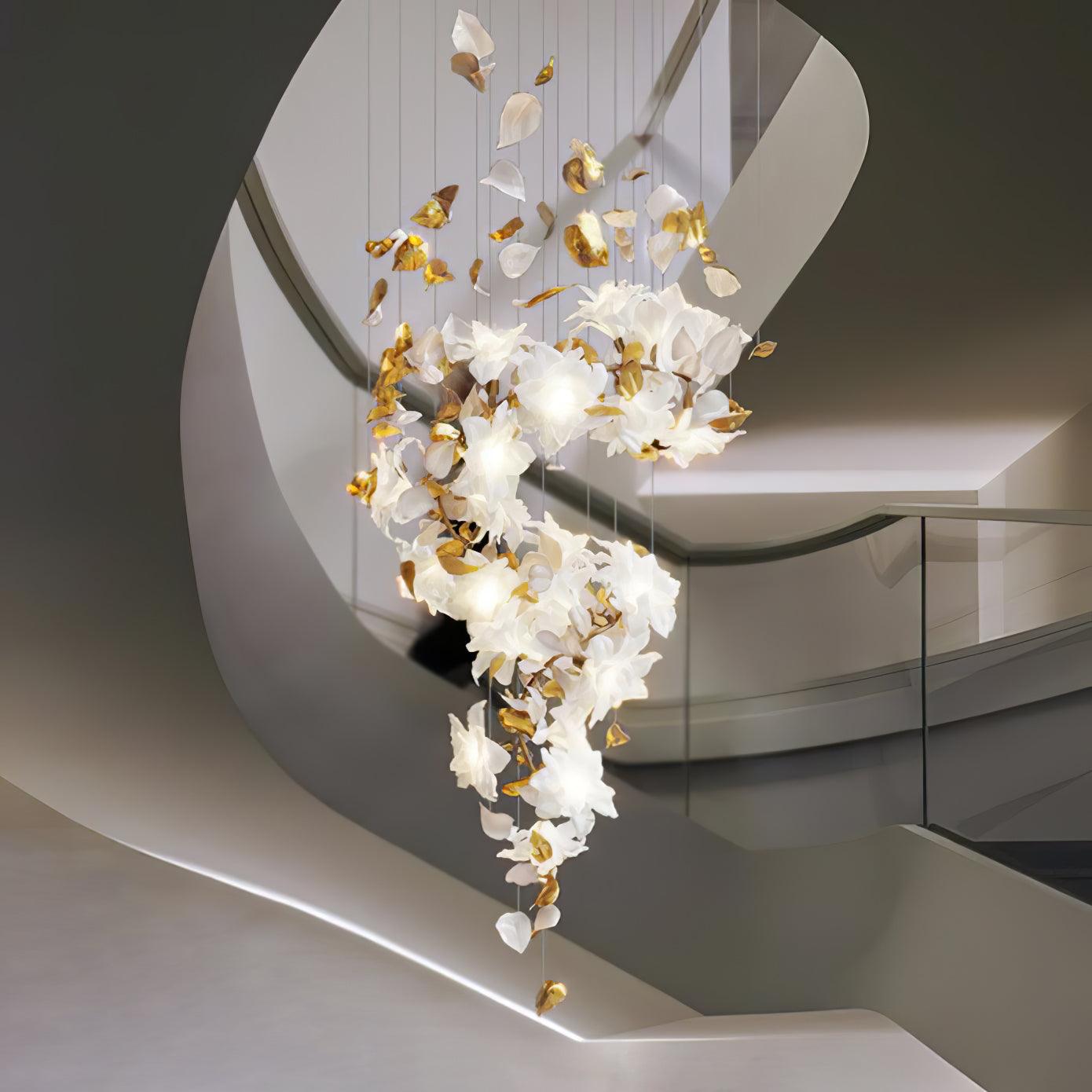 Flying Flowers Fluttering Chandelier