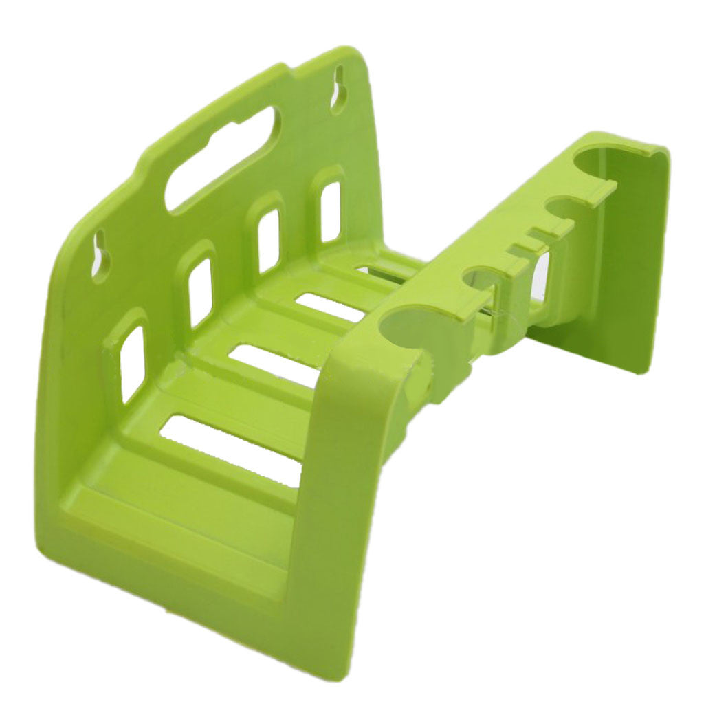 Puntoco Clearance Wall Mounted Garden Hose Pipe Cable Hanger Tidy Bracket -Shed Rack Fence Holder GREEN