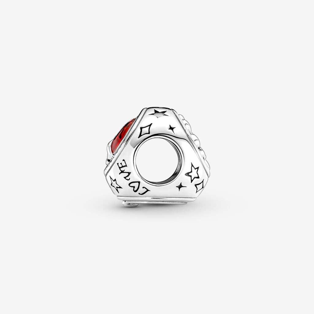 PANDORA  Clover, Horseshoe & Ladybird Three-sided Charm