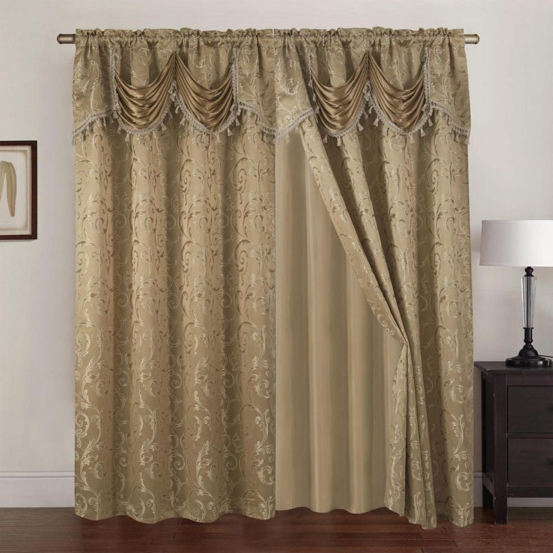 Franklin 2 Pack Double Panel Blackout Curtains With Thermal Insulation