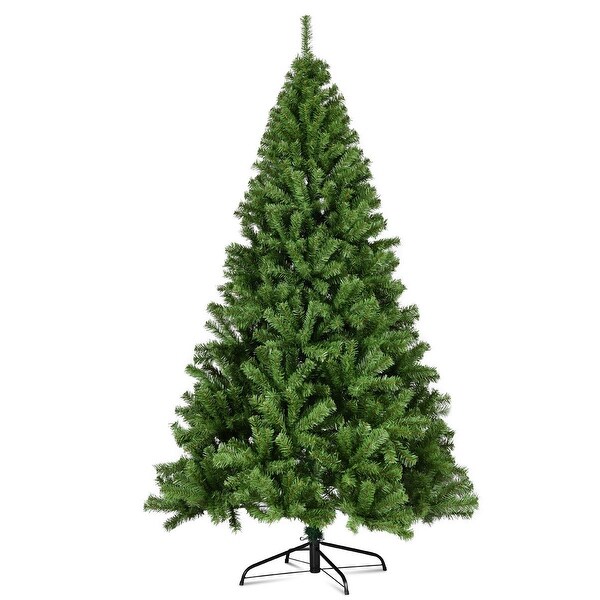 Costway 6FT/7.5FT/9FT PVC Artificial Christmas Tree 1000/1346 /2132