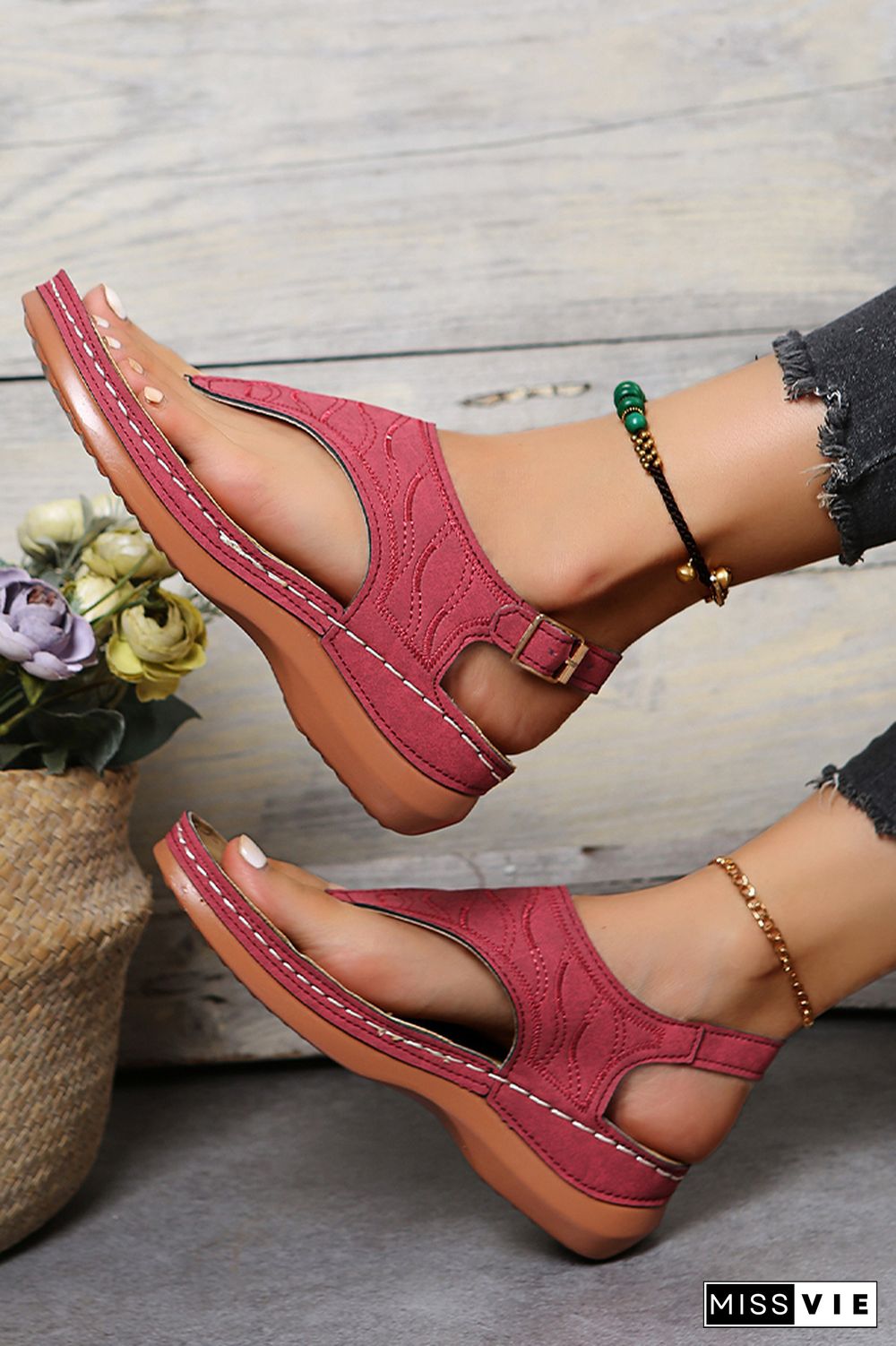 Summer Women Sandals With Buckle Wholesale