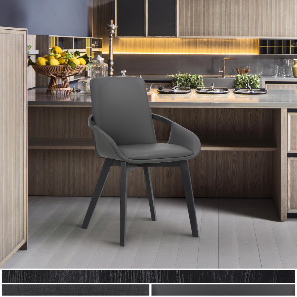 Greisen Modern Wood Dining Room Chair   Midcentury   Dining Chairs   by Armen Living  Houzz