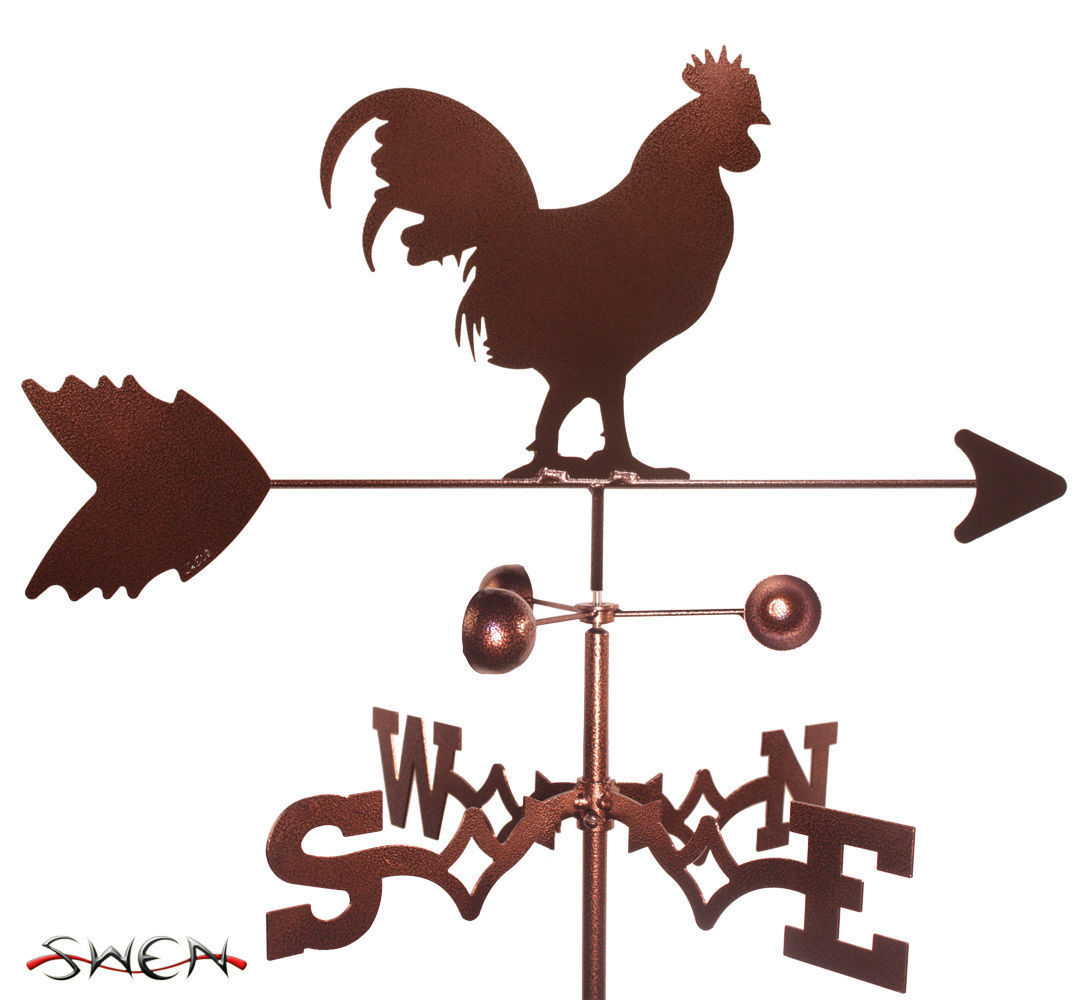 SWEN Products Inc Handmade Cuckoo Rooster Weathervane