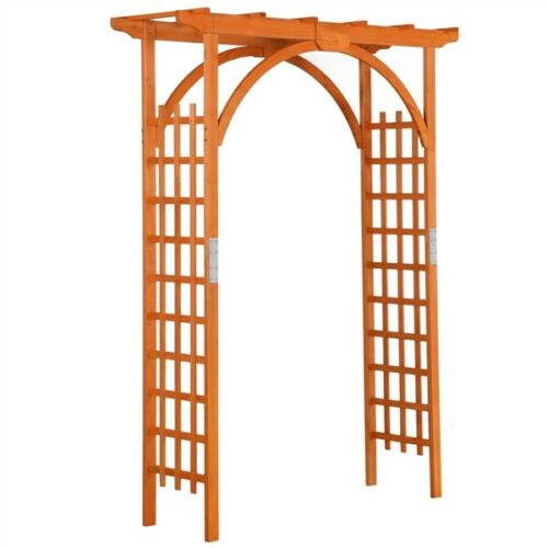 7ft Wooden Garden Arbor Arches Trellis for Wedding Party Climbing Plant Outdoor