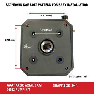 SIMPSON AAA AX300 3500 PSI at 2.5 GPM Pro Axial Pump Kit 90052