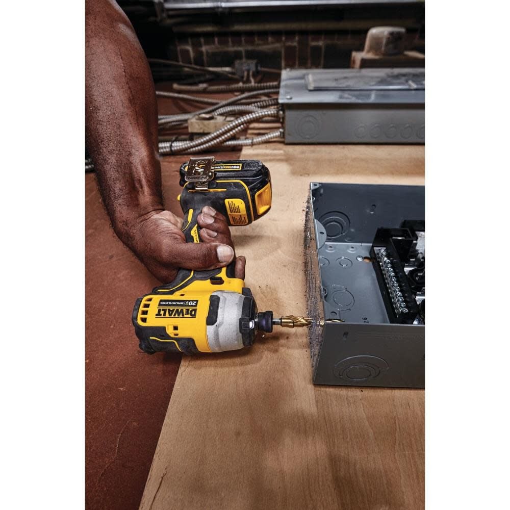 DW 20V MAX* Atomic Compact 1/4in Impact Driver with 2Ah Battery Bundle DCB203-DCF809B from DW