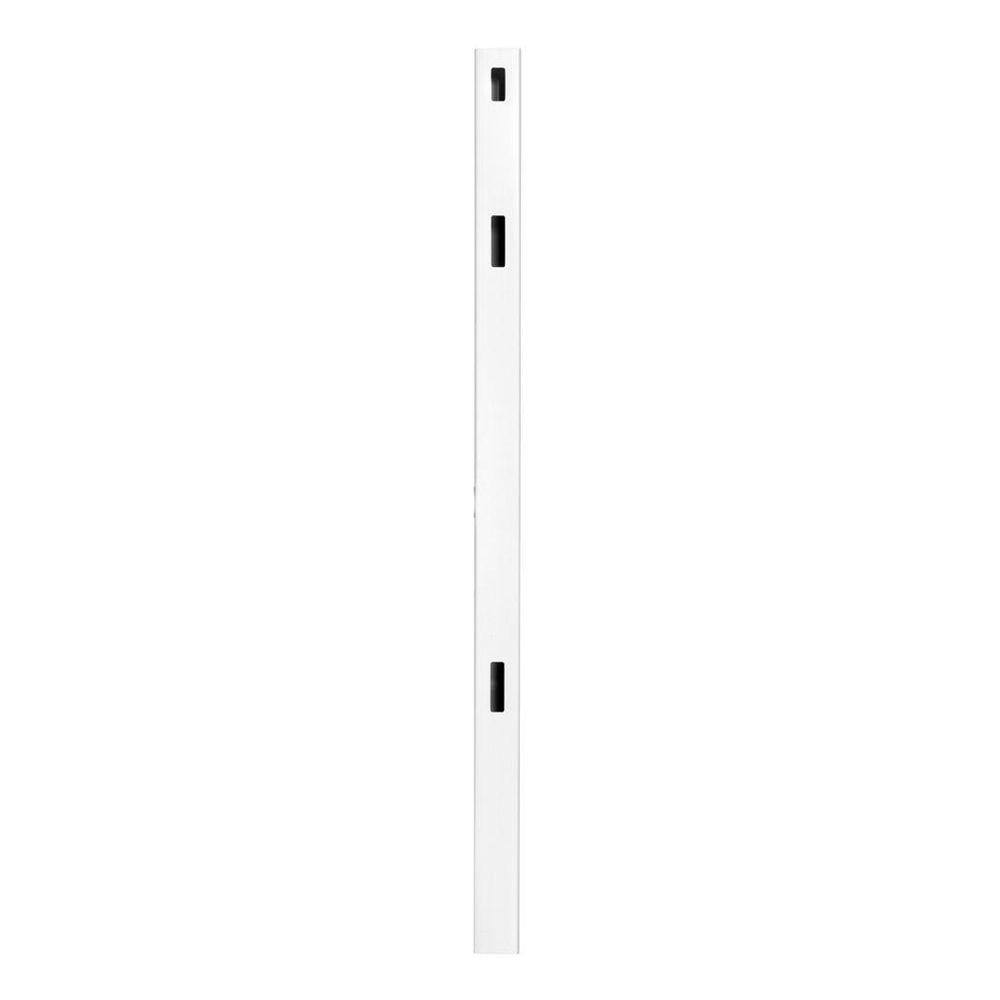 Veranda Pro Series 5 in. x 5 in. x 8 ft. White Vinyl Woodbridge Closed Picket Top Routed End Fence Post 144756