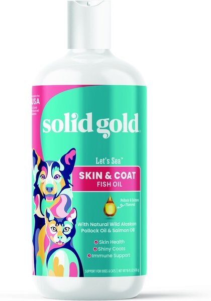 Solid Gold Let's Sea Skin and Coat Fish Oil Supplement for Dogs