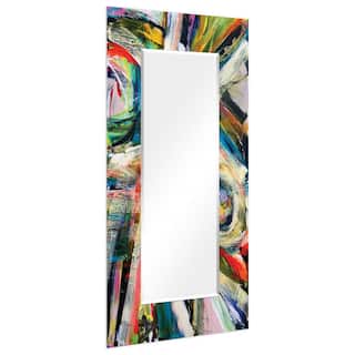 Empire Art Direct 72 in. x 36 in. Rock Star I Rectangle Framed Printed Tempered Art Glass Beveled Accent Mirror TAM-136463-7236