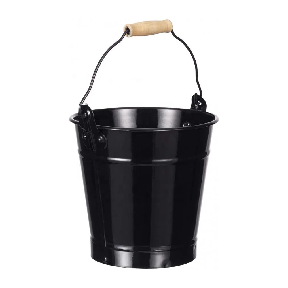 Planter terracotta hanging planter Black Garden Bucket Hanging  Flower Pot Sale For Garden And Home Decor