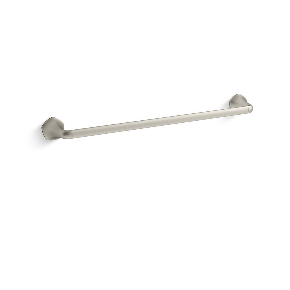 KOHLER Sundae 24 in. Single Towel Bar in Vibrant Brushed Nickel R31058-BN