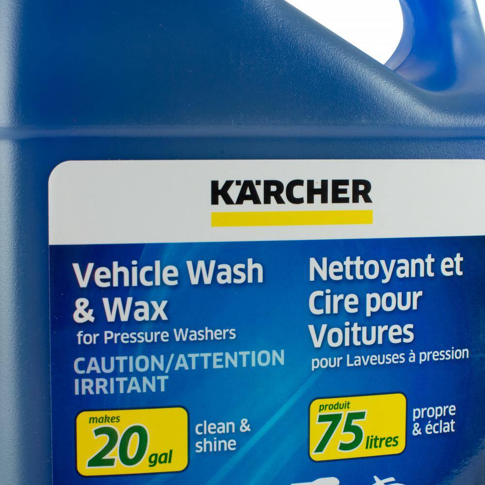 Karcher 1 Gal. Car Wash  Wax Pressure Washer Cleaning Detergent Soap Concentrate 9.558-146.0