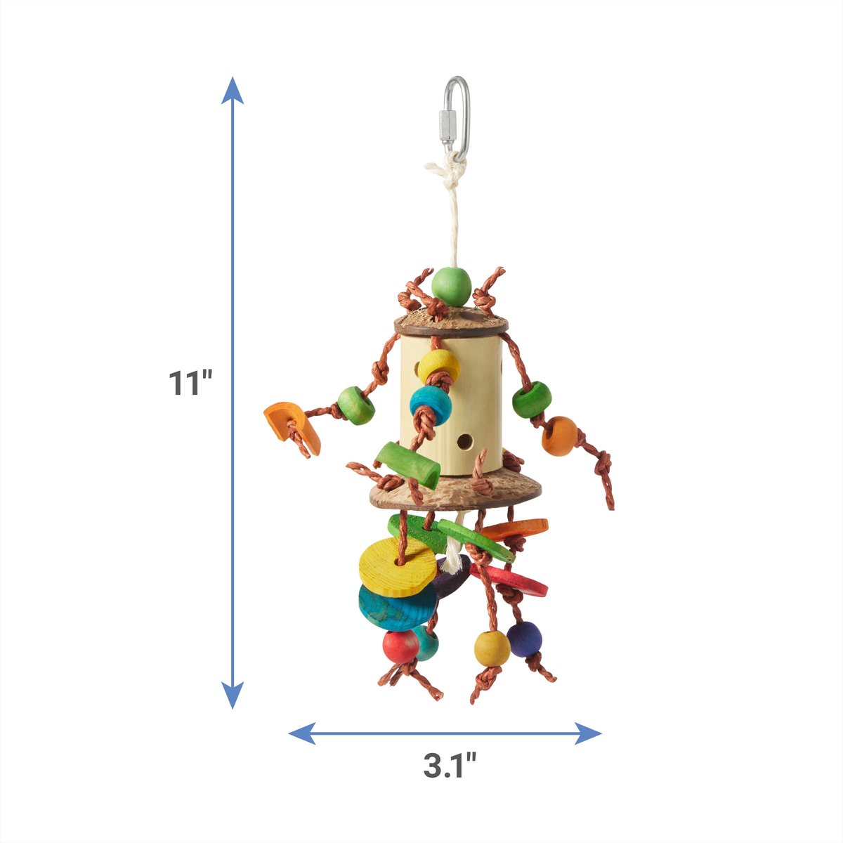 Frisco Knotted Activity Cluster Bird Toy