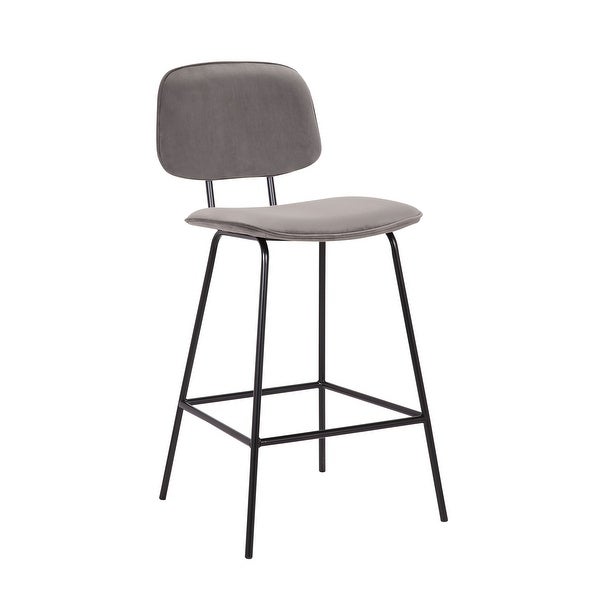 Porthos Home Ekta Velvet Counter Height Stools (Set of 2)