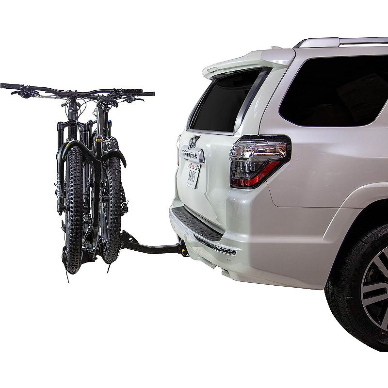 Saris SuperClamp HD Hitch Bike Rack， Bike Rack for Car， 2-Bikes Sizing Option