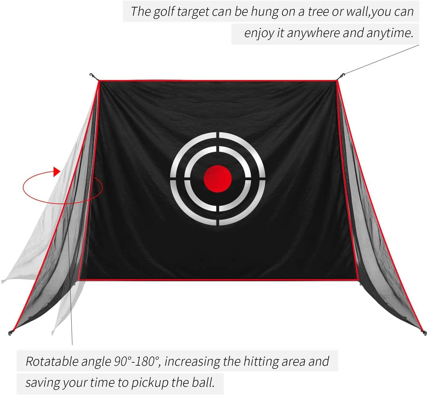 Galileo Sports Golf Target Cloth Replacement Golf Target 63X60in for Galileo Sports 8'x8'x7' Golf Net