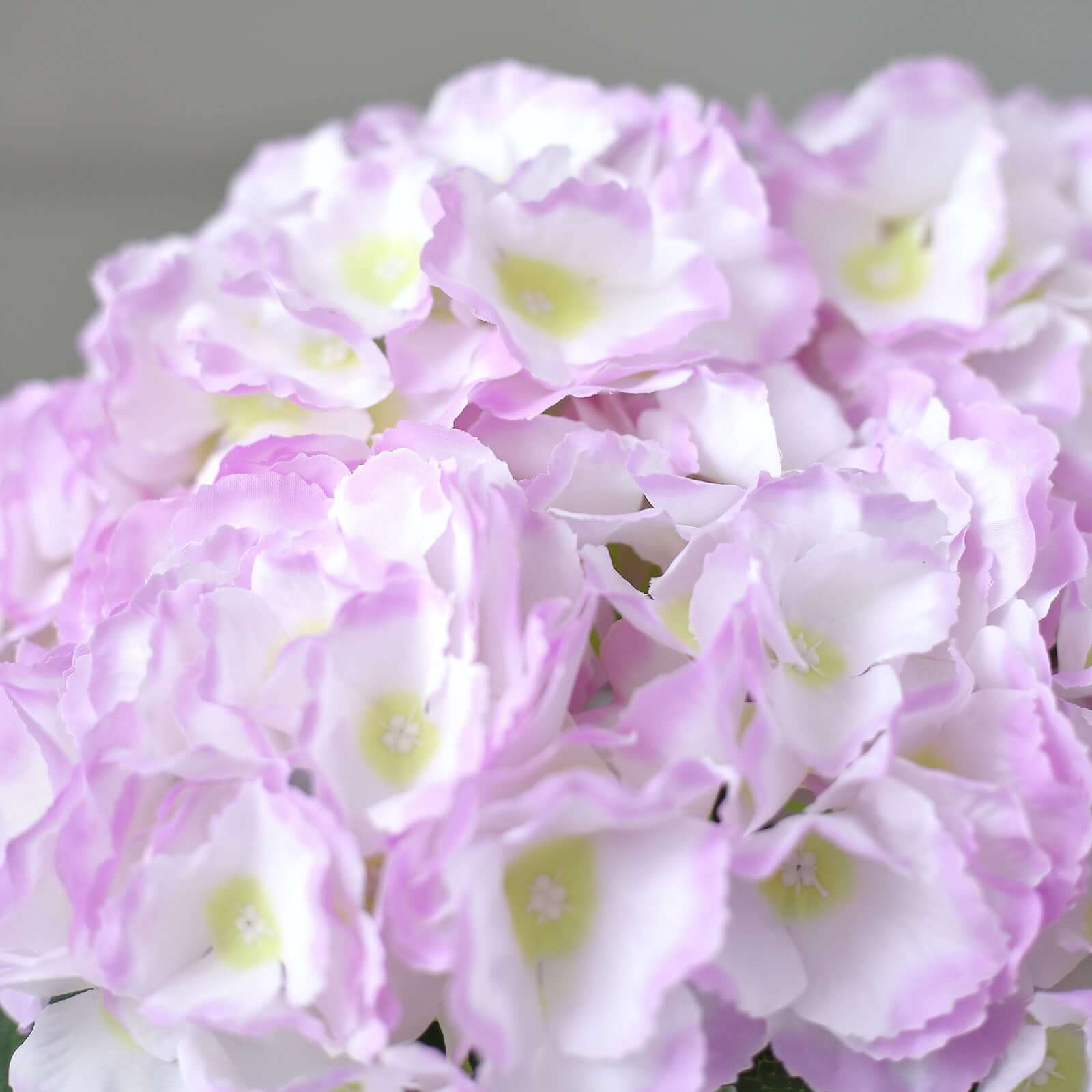 5 Bushes Lavender Lilac Artificial Silk Hydrangea Flower Bouquets