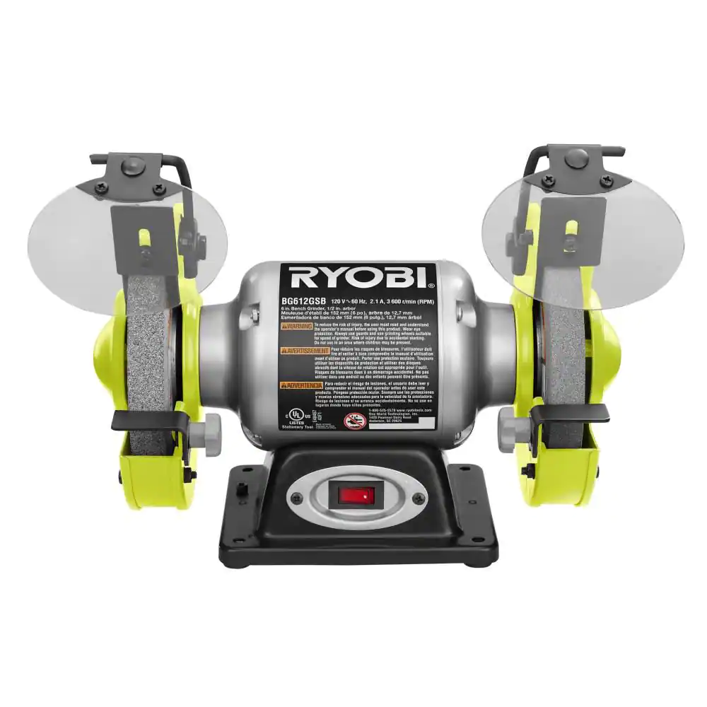 RYOBI BG612G 2.1 Amp 6 in. Grinder with LED Lights