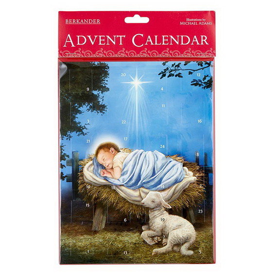 Berkander BK 12003 Baby Jesus with Lamb Advent Cal...