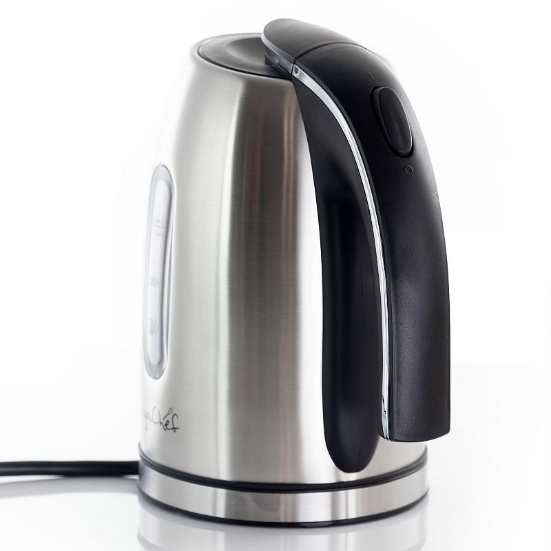 MegaChef 1.2-Liter Stainless Steel Electric Tea Kettle