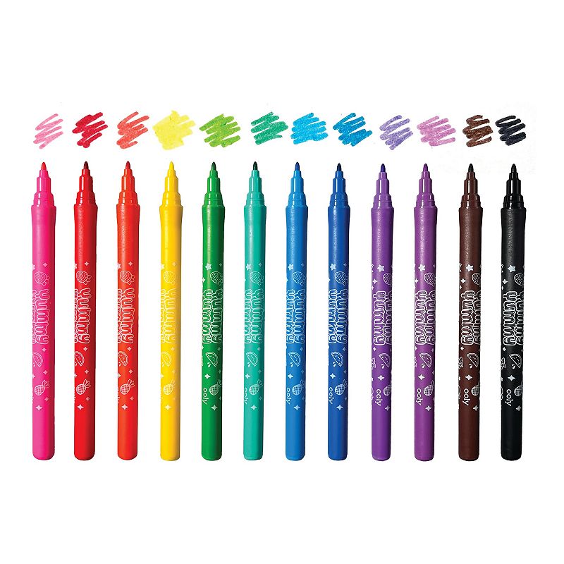 Ooly Yummy Yummy Scented Markers 2.0 - Set of 12