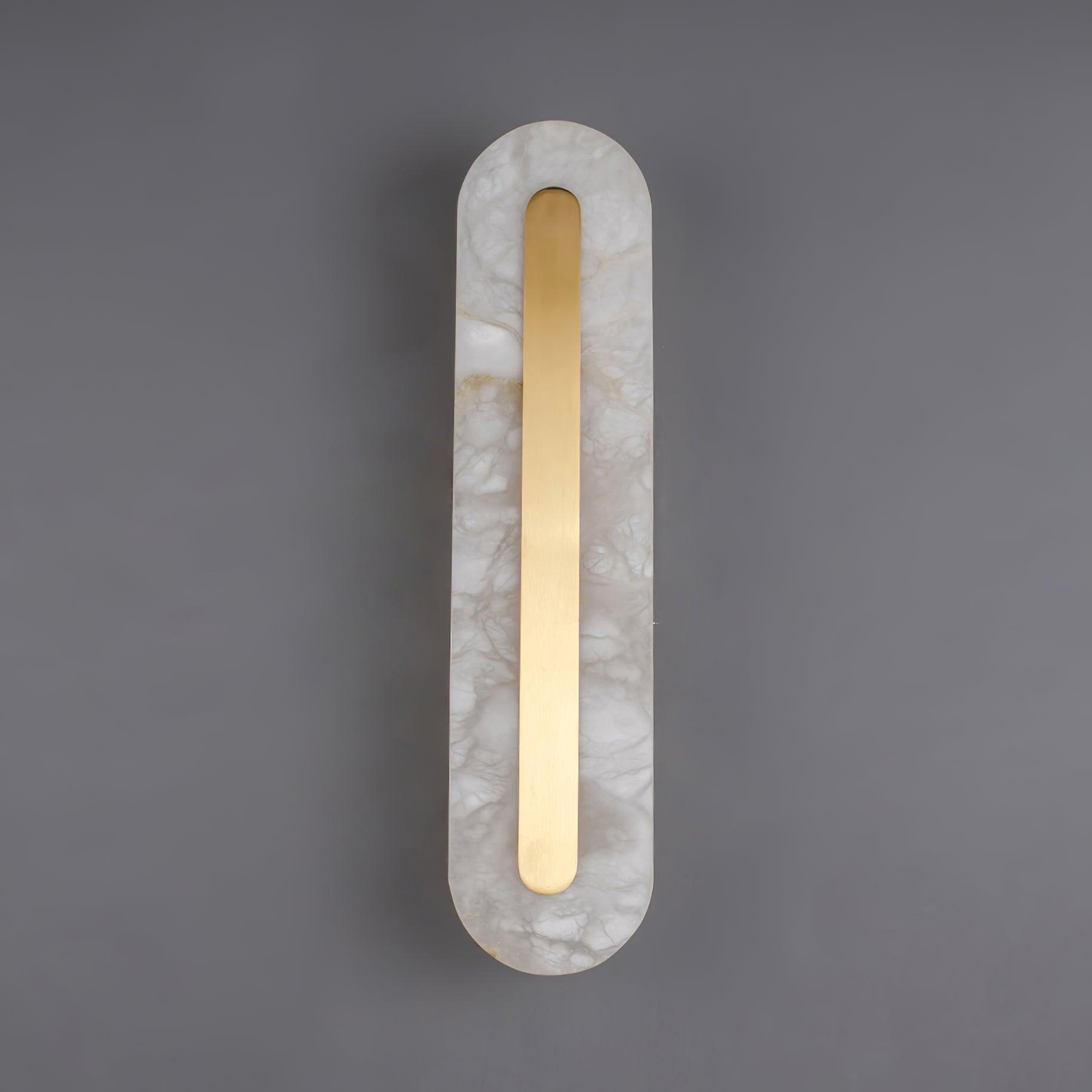 Alabaster Rounded Wall Light