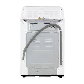 LG 4.1 cu. ft. Top Load Washer with Agitator in White WT6105CW