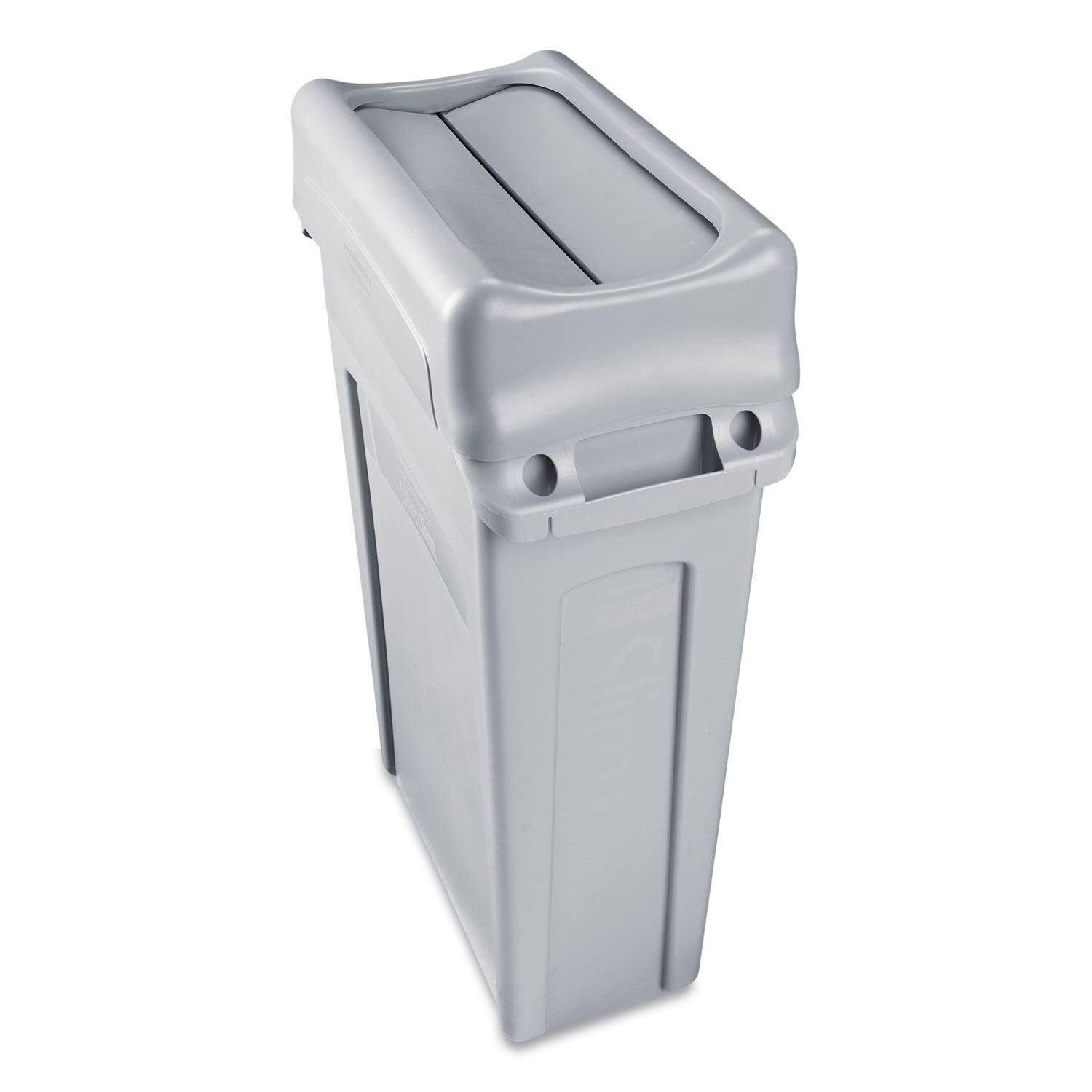 Swing Lid for Slim Jim Waste Container by Rubbermaidandreg; Commercial RCP267360GY