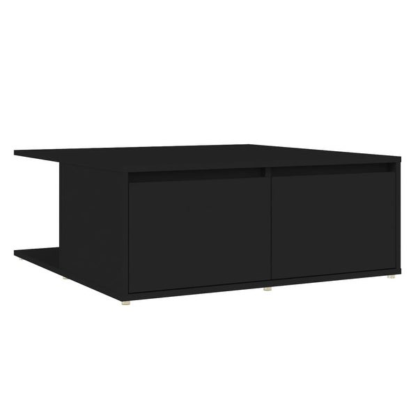 vidaXL Coffee Table Black 31.5