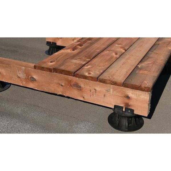 DTG-S4 (4.72 in. - 6.69 in.) (120-170 mm) Adjustable Pedestal Support Lumber Joist (8-Pack) 842315030422