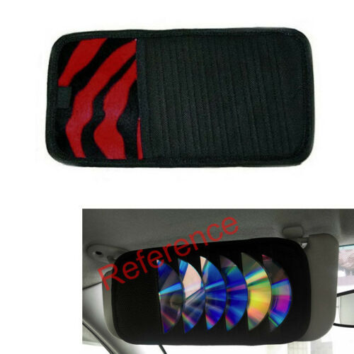 Set of 4 Red Animal Zebra Tiger Print Carpet Floor Mats Bundle For Car Accessories License Plate Frames and CD Visor Holder