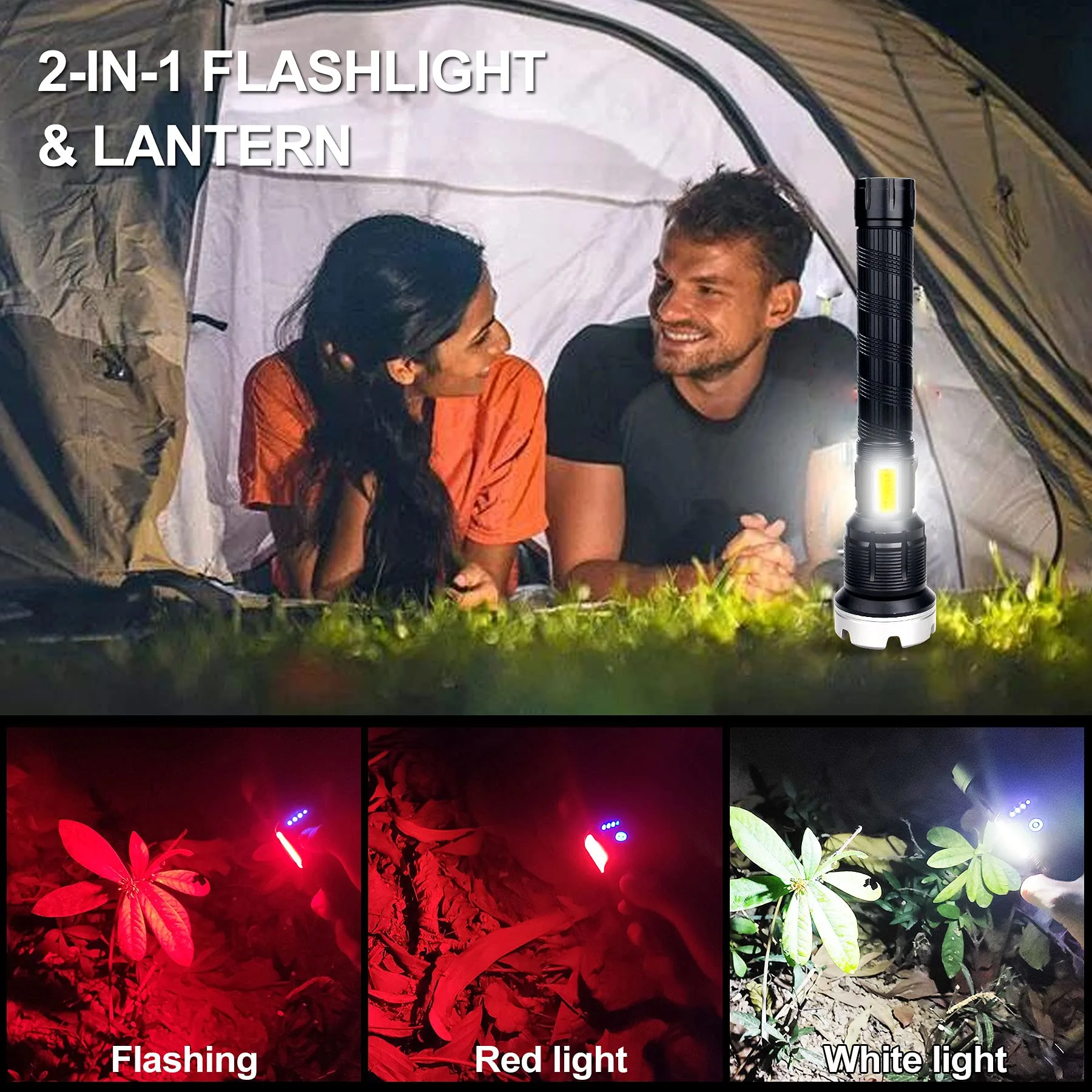 🔥  Promotion- SAVE 48%🔥🔥LED Rechargeable Tactical Laser Flash