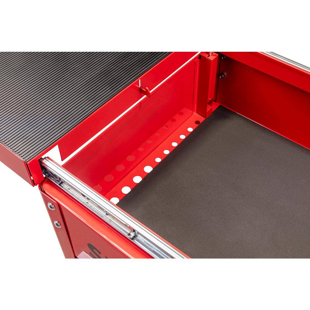 SUNEX TOOLS 23 in. Compact Slide Top Utility Cart - Red 8035R