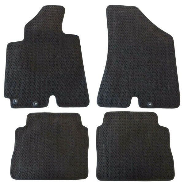 Black Floor Mats for  Hyundai Santa Fe 2007-2012