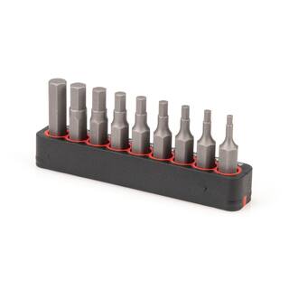 TEKTON 14 in. Hex Bit Set with Rail (564 in. to 14 in.) DZX93001